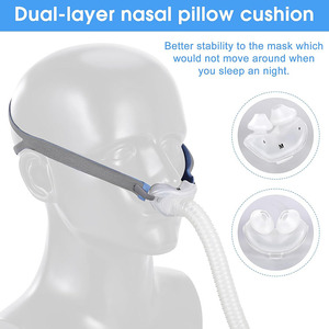 Coussinets nasaux en silicone de remplacement pour <span class=keywords><strong>masque</strong></span> CPAP P10, taille moyenne, compatibles avec le P10 – Offre spéciale sur les fournitures médicales - Product Image 1