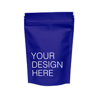 Logo imprimé Mylar sac étanche à l'humidité emballage en plastique fermeture à glissière pour nourriture Biscuit Snack nourriture pour animaux de compagnie support pochette conception