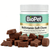 Compléments alimentaires naturels certifiés GMP pour chiens avec multivitamines et nutriments fonctionnels, compléments quotidiens pour chiens de tous âges
