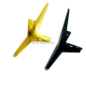 <span class=keywords><strong>Gambe</strong></span> per Divano Moderne a Forma di Tridente Placcate in <span class=keywords><strong>Oro</strong></span>, Spessore 2.0mm, Accessori per Mobili - Product Image 4