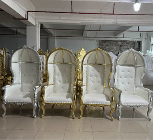 Beno European Style Hotel <b>Chair</b> Genuine Leather Solid <b>Back</b> Saber Leg Modern Design Oval Villa Indoor Furniture for Hotel Lobby - Product Image 2