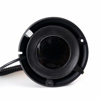 Feu de signalisation LED 12V, lampe balise, lumière stroboscopique d'urgence pour camion, tracteur, cordon enroulé ambre, prise allume-cigare