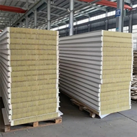 Panel Partisi Tahan Api PIR Berlapis Warna Polyurethane/EPS/Glass Wool/Rock Wool dengan Desain Modern