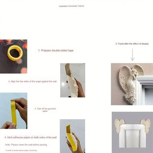 Estatua de Ángel de Resina OEM con Diseño Floral, Perfecta para Decoración del Hogar y Proyectos de Arte DIY - Product Image 4