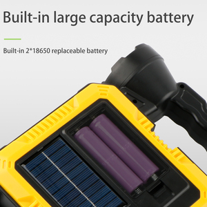 Lampada Portatile Multifunzione a Tre Sorgenti Luminose per Casa, Campeggio Esterno, Emergenze, Power Bank <span class=keywords><strong>con</strong></span> <span class=keywords><strong>Ricarica</strong></span> <span class=keywords><strong>Solare</strong></span> - Product Image 5