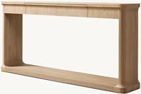 Meuble d'intérieur de luxe pour la maison, table console en bois massif pour le salon, table console Baron avec tiroir