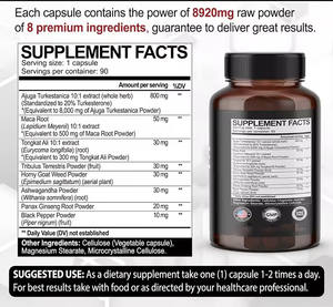 מחיר זול מגבר כמוסות שיפור הליבידו הגברי קפסולות בריאות תוספי תזונה - Product Image 5