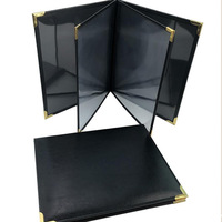 Éclairage lumineux Rechargeable Double face en cuir éclairé LED boisson a4 Led lumière de Table Menu pour KTV boîte de nuit