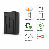 Traceur GPS Portable Sans Fil 4G LTE avec Mise à Jour du Micrologiciel OTA à Distance, Configuration par SMS, Géorepérage, Vibration et Détection d'Excès de Vitesse