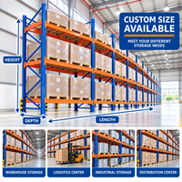 Système de rayonnage industriel robuste pour entrepôt, conception de rayonnage à palettes en acier réglable