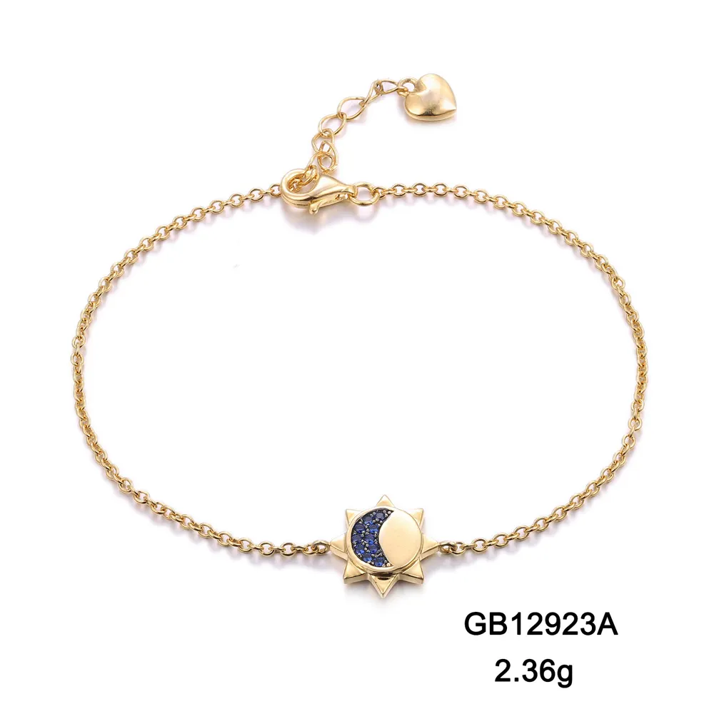 Grace Custom Design 925 Sterling Silver Luxury Bracelets & Bangles Women Jewelry