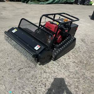 32-inch <b>Remote</b> Control <b>Flail</b> <b>Mower</b> <b>Mower</b>, Heavy-duty Gas-electric Crawler for Steep Slopes & Rugged Terrain - Product Image 6