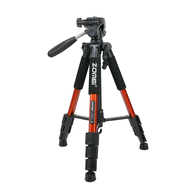 Zomei Q111Aluminum อัลลอยด์พร้อมขาตั้งกล้องแบบปรับเอียงได้ขาตั้งกล้องแบบพกพาน้ำหนักเบา