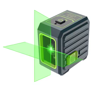 Máy chiếu tia <span class=keywords><strong>laser</strong></span> mini xanh đơn mô-đun 2 đường thẳng ngang với giá đỡ từ tính, cấp công nghiệp, dụng cụ xây dựng nhà tự làm - Product Image 1