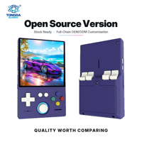 Stok Tersedia Mini40 Open Source 4 inci Konsol Game Retro Genggam Dua Pemain WIFI Pertarungan Online untuk Hadiah Keluarga