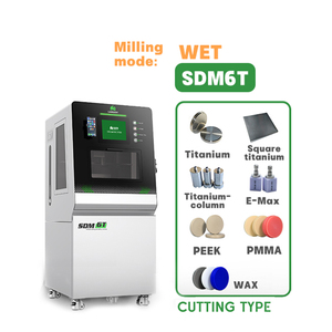 Camdent SDM6T 5 axes couronne dentaire fraiseuse haute précision titane zircone pour métal titane implants dentaires 220v - Product Image 3
