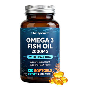 Omega 3 saf vahşi doğal somon balığı yağı fiyatları toplu olarak toptan helal beyin sağlığı hapları Omega 3 balık yağı Softgels - Product Image 2