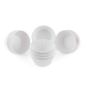 Moldes para Cupcakes y Muffins Desechables, Resistentes al Horno, Antiadherentes, No Tóxicos, Blancos, para Repostería, Personalizados de Fábrica - Product Image 1