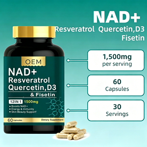 OEM ODM NAD+12-in-1 Complex Capsules 120 Count with Resveratrol Quercetin D3 Fisetin Dietary Supplement - Product Image 4