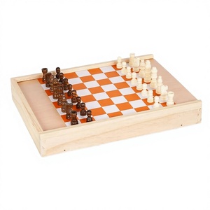 Juego de Ajedrez de Madera Maciza, Tablero de Ajedrez Plegable, Piezas de Madera, Juego de Estrategia para Fiestas, Torneos y Decoración - Product Image 3