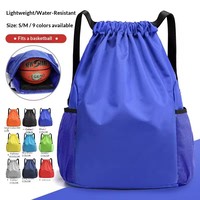 Sac à dos de sport à cordon de serrage imperméable grande capacité avec logo personnalisé pour la gym, la natation et les voyages