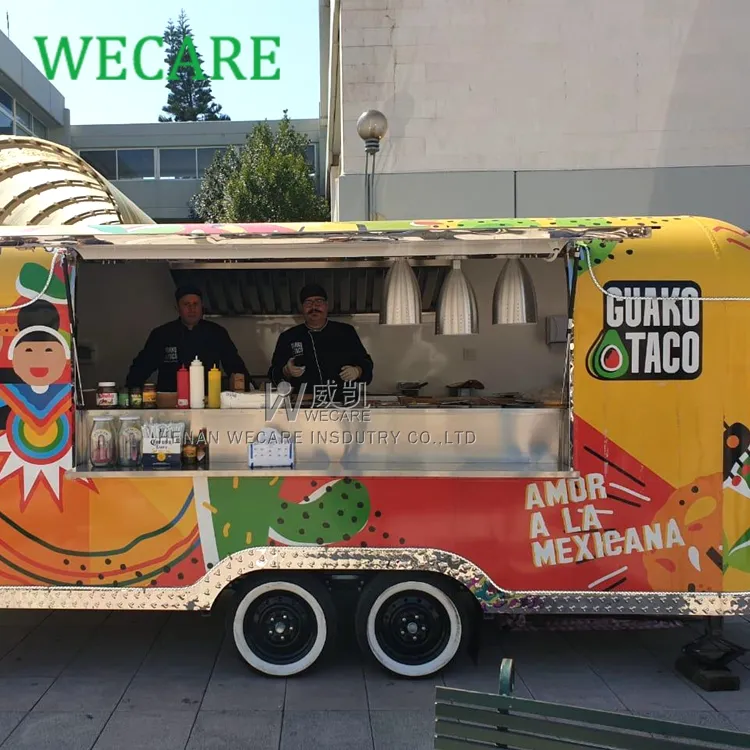WECARE CE airsteam food truck/strada spuntino auto/coffee shop carrello mobile