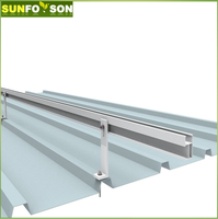 Supports en L SunRack SFS-LF en aluminium et acier inoxydable anodisé pour panneaux solaires encadrés – Fixation de type L – Prix de gros