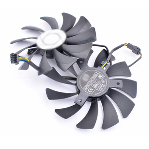 85mm HA9010H12SF-Z 4 Pin Lüfter <span class=keywords><strong>RX460</strong></span> 4GB Kühler Lüfter für P106 960 GTX 1060 ITX 3G 6G OC RX560 RX550 ITX HA9010H12SF-Z Lüfter - Product Image 1