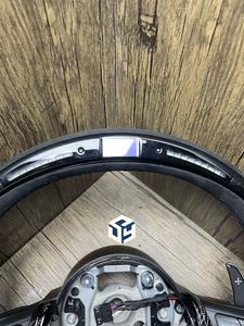 Volante Deportivo de Fibra de Carbono Real con Palanca de Cambios para <span class=keywords><strong>Toyota</strong></span> Land Cruiser LC300 Hilux Supra Mk5 Corolla Camry Fortuner <span class=keywords><strong>Gt86</strong></span> - Product Image 5