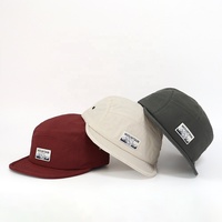 Casquette d'été 5 panneaux personnalisable avec logo de votre marque, séchage rapide, pour randonnée et activités de plein air, avec patch tissé de haute qualité, légère et portable pour le camping