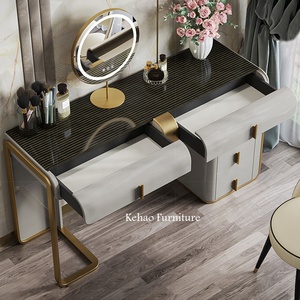 Nouvelle conception de <span class=keywords><strong>coiffeuse</strong></span>, designs modernes de <span class=keywords><strong>coiffeuse</strong></span> pour la chambre à coucher, <span class=keywords><strong>coiffeuse</strong></span> pour filles avec tiroirs - Product Image 4
