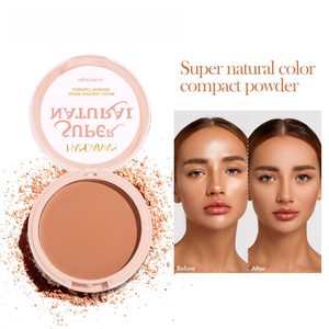Handaiyan Light Soft Surface Polvo prensado Natural Impermeable Larga duración Cobertura completa Maquillaje Cosméticos - Product Image 2