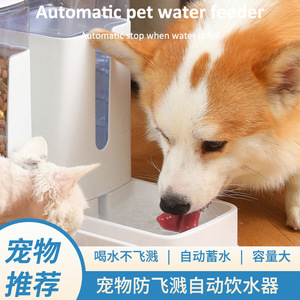 Hmtpc Alimentador automático de agua para mascotas, material PP de 30,5x17,5x23,5 cm para perros y gatos - Product Image 5