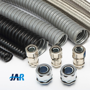 JAR Waterproof Corrugated Tube Stainless Steel Flexible Pipe Electrical Metal Conduit