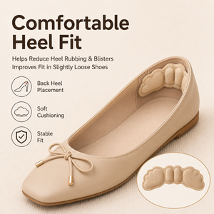 Coussinets antidérapants en tissu pour talons, double épaisseur 3mm 5mm, 4 couleurs, pour ballerines, escarpins et baskets amples, vente en gros OEM - Product Image 2