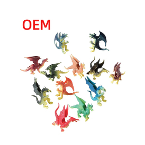 Fellow up Propre Design Figurines de Dragon réalistes Figurines de Dragon volant en plastique Décorations de gâteau de Dragon peintes à la main - Product Image 4