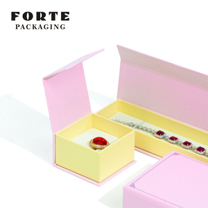 FORTE Factory Eco <b>Gift</b> Jewelry Leatherette Paper <b>Box</b> Jewellery Packaging Small Business Jewelry <b>Box</b> - Product Image 2