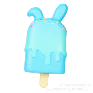 Jouet anti-stress en plastique en forme de lapin de dessin animé, crème glacée, pour enfants de 2 à 4 ans, unisexe - Product Image 2