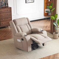 Fauteuil inclinable pivotant à bascule relaxant, personnalisé par Sans Factory, une place, simple
