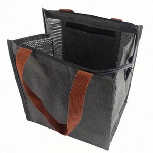 Bolsa Térmica Reutilizable para Alimentos, Bolsa de Almuerzo Impermeable Personalizada - Product Image 3