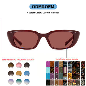 Gafas de Sol Finewell de Alta Calidad con Montura Pequeña, Estilo Ojo de Gato, Polarizadas, Protección UV400, Diseños Retro, Logotipo Personalizado, Acetato, <span class=keywords><strong>para</strong></span> Hombre y Mujer - Product Image 2