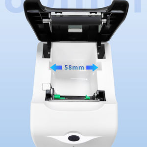 طابعة 4X6 Max عالية الكفاءة باللون الأسود أبيض USB للملصقات الصيدلية طابعات ملصقات Hipping بوق كبير أنيقة بالأبيض والأسود - Product Image 3