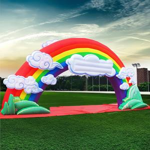 Aangepaste Model Opblaasbare Polygoon Boog Buitenreclame Boog Voor Evenement Finish Line Gate Running Race <span class=keywords><strong>Promo</strong></span> - Product Image 5