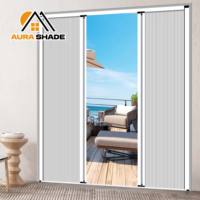 Cloison pliante invisible sans rail en nid d'abeille, porte simple sans perçage pour cuisine et salle de bain