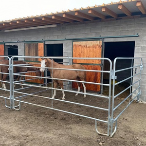 Clôtures métalliques en gros, panneaux de clôture pour <span class=keywords><strong>chevaux</strong></span> amovibles et économiques, clôture galvanisée de haute qualité - Product Image 2