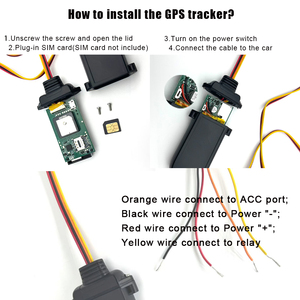 Dispositivo de seguimiento GSM a prueba de agua en tiempo Real Beidou GPRS LBS Localizador de camiones Gestión de flotas Monitor de voz Rastreador <span class=keywords><strong>GPS</strong></span> para coche - Product Image 2