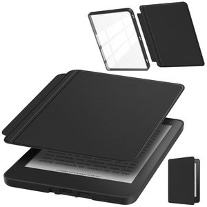 Étui en cuir pour <span class=keywords><strong>Kindle</strong></span> Paperwhite 6543, coque arrière en TPU - Product Image 1