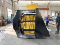 Expédition rapide, godet rotatif de 6 tonnes, godet de criblage pour excavatrice de 8 tonnes avec rotation à 360 degrés