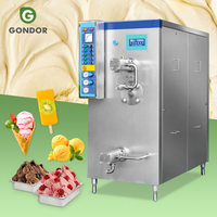Machine à glace artisanale commerciale 25L à production continue pour la fabrication de gelato et de crème glacée dure, à vendre