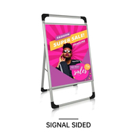 Usine Offre Spéciale client de luxe a1 a2 a4 un cadre 3d affiche présentoir en métal présentoir affiche standee affiche